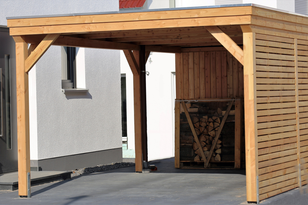 carport en bois